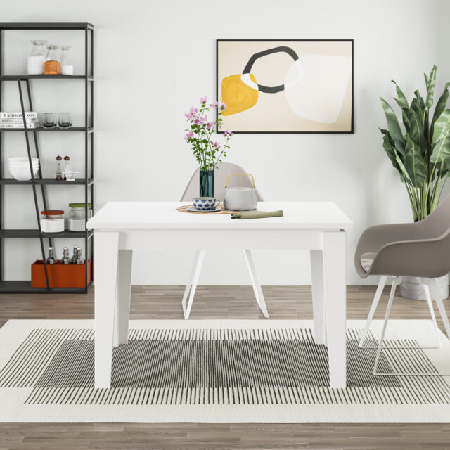 Tolmen Rectangular Extendable Dining Table - 120 to 170 cm