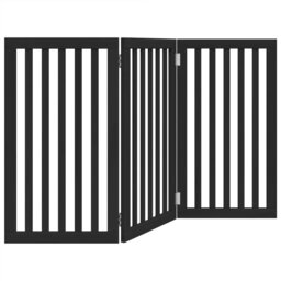 Archie & Oscar Dog Gate Foldable 3 Panels White 150 Cm Poplar Wood