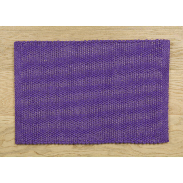 Handwoven Wool Purple Rug