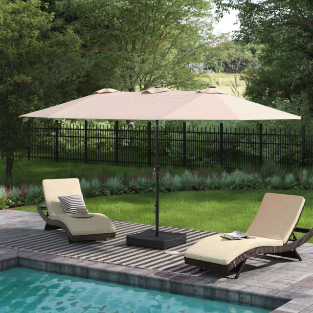 Ferriera 4.6m x 2.7m Rectangular Traditional Parasol
