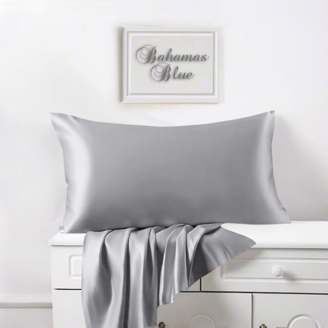 Luxury Satin Pillowcase Set of 2 - Silk Feel for Hair & Skin, Anti-Frizz & Cooling Effect