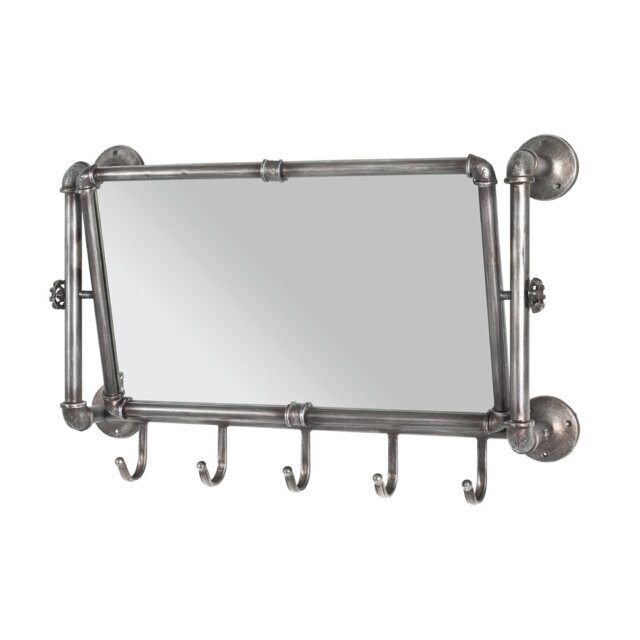 Mariano Metal Wall 5 - Hook Wall Mounted Coat Rack