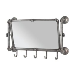 Mariano Metal Wall 5 - Hook Wall Mounted Coat Rack