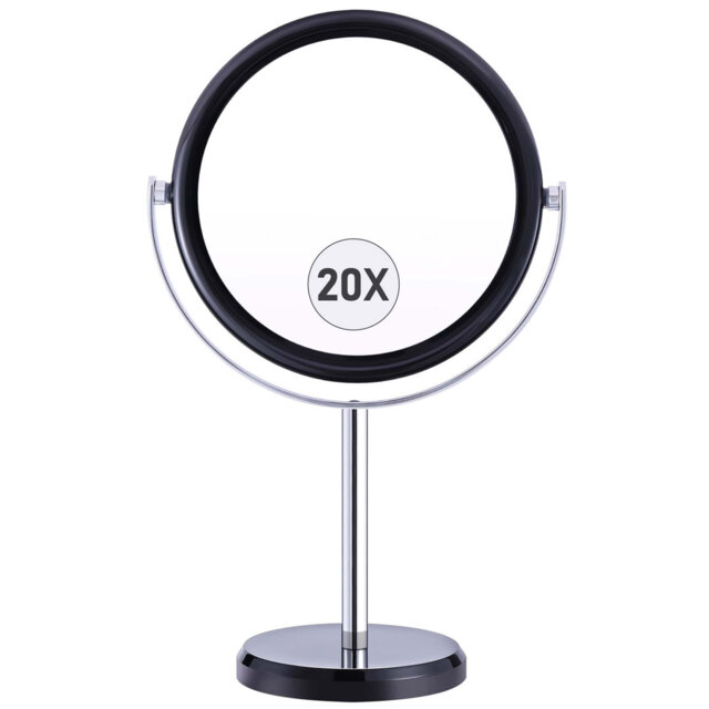 Demetrias Metal Round Floor Mirror