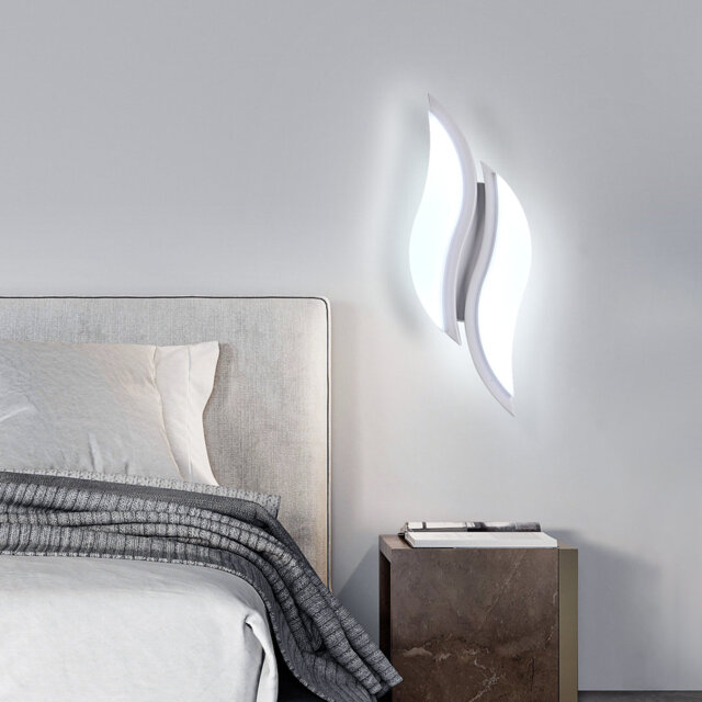 2-Light LED Flush Mounted Wall Sconce