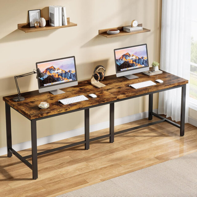 199.9cm W Rectangle Computer Desk