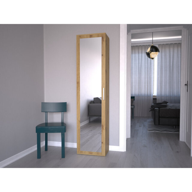 Modern Entryway Hall Tree with Wardrobe, Drawers & Coat Rack â Freestanding Hallway Storage Cabinet for Entryway, Mudroom, Bedroom & Foyer