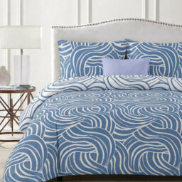 Buyse Printed Reversible Duvet Cover Set with Pillowcases Quilt Cover Soft and Breathable