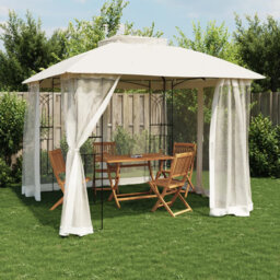 Cascia Powder Coated Steel Gazebo