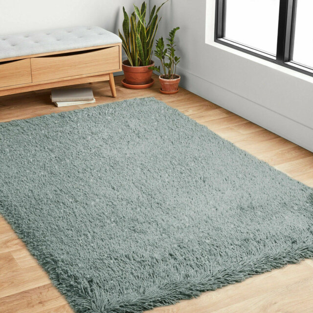 Non-Slip Sparkle Large Anti-Fade Floor Area Rugs Bedroom Dining Room Carpets Mat