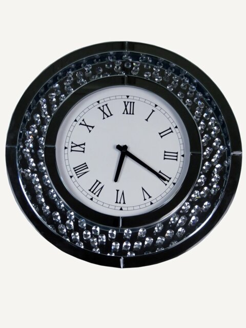 Garrison Glass Wall Clock