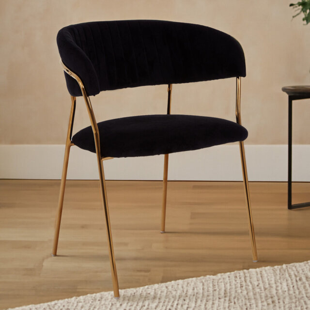 Elsberry 46cm H Velvet Upholstered Armchair
