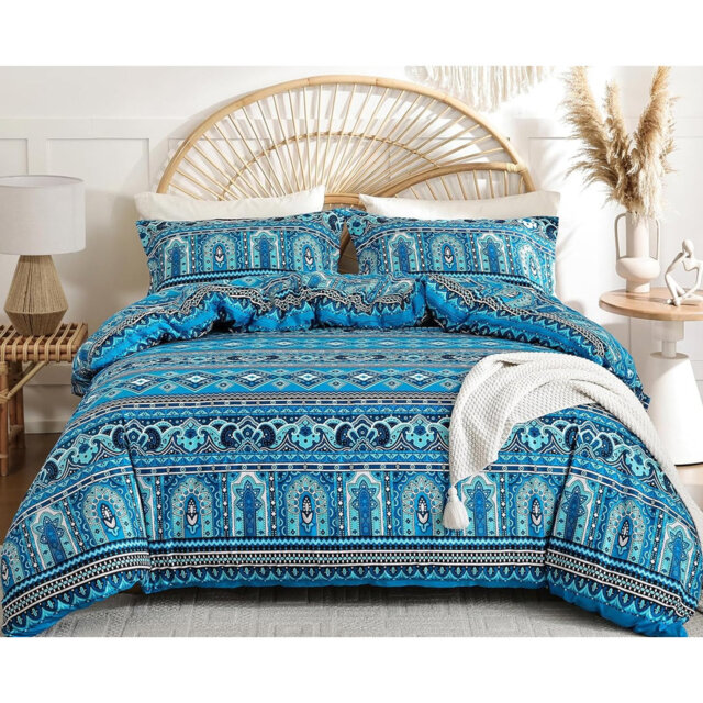 Polyester Floral Duvet Cover