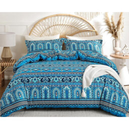 Polyester Floral Duvet Cover