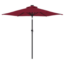 Vidaxl Parasol with Steel Pole