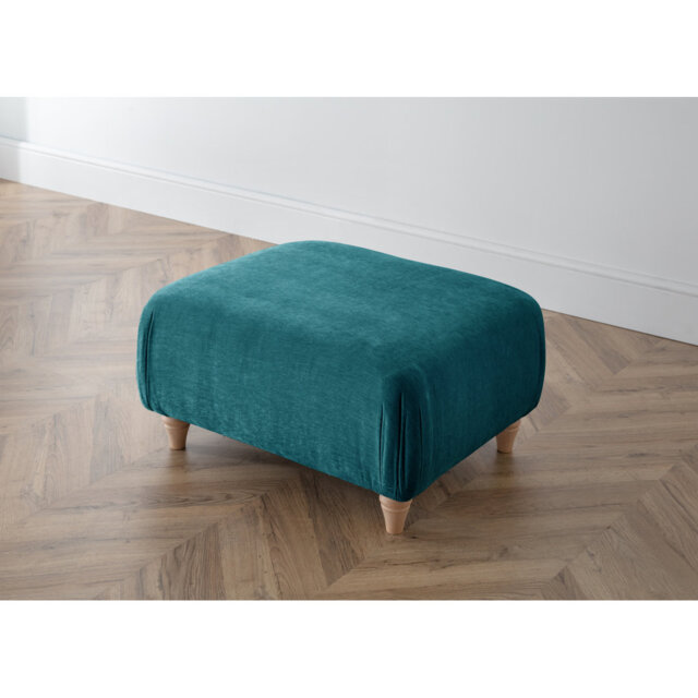Charlotte-Ann Soft Touch Square Footstool