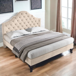 Ince Upholstered UK Double - DE 135 X 190 Cm Bed