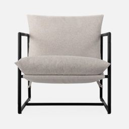 Aydeen Modern Armchair - Supersize Accent chair with Sturdy metal frame & Comfort Foam Cushions - Extra roomy seat with plush foam cushions - Easy ass