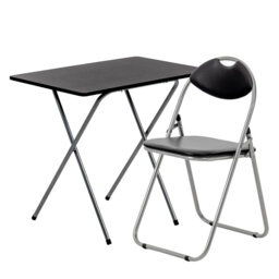 Harbour Housewares - Wooden Folding Desk & Chair Set