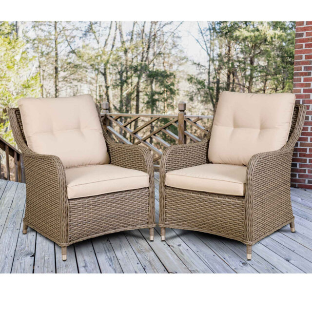 Conola Wicker Outdoor Lounge Chair