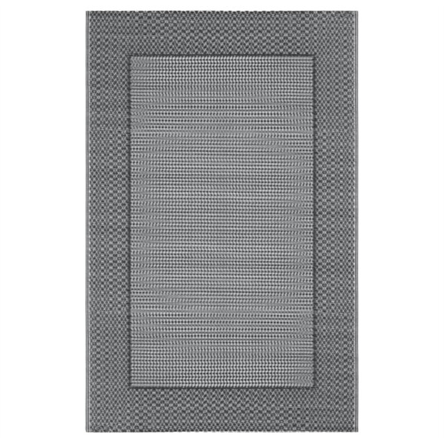 Gaviota Double Layer Jacquard Grey Indoor / Outdoor Area Rug
