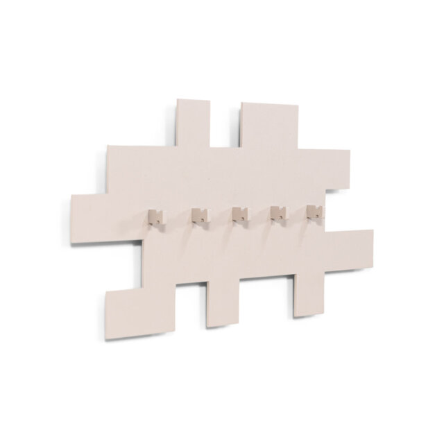 TETROMINO Steel Wall 5 - Hook Coat Rack