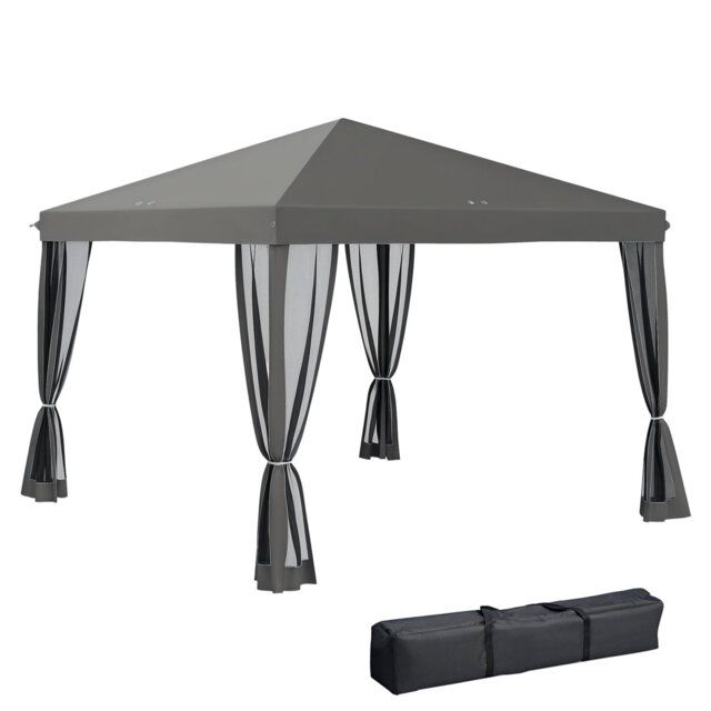Annayeli 3m x 3m Metal Pop-Up Gazebo