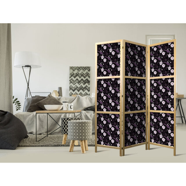 1710cm H Solid Wood Folding Room Divider