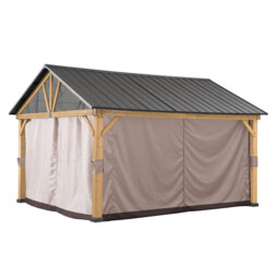 Curtain for Sunjoy cedar wood gazebos