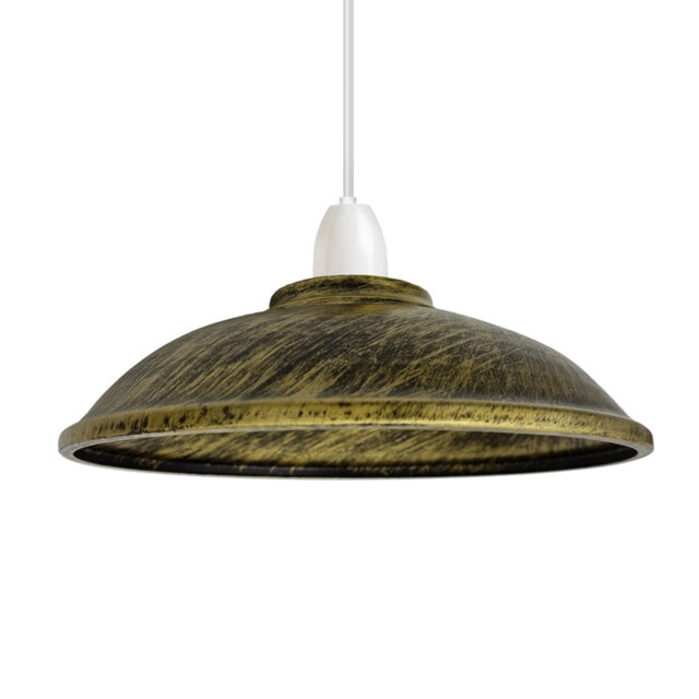 Modern Metal Cone Lamp Shade – E27 Fitting – Ceiling Pendant