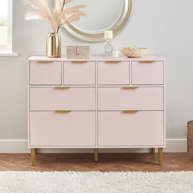 Adams 112cm W 8 - Drawer Chest of Drawers