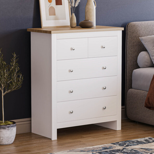Morley 5 Drawer 79Cm W Chest Of Drawers