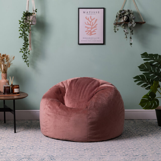 Kingston Velvet Classic Bean Bag