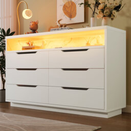120cm W 6 - Drawer Chest of Drawers