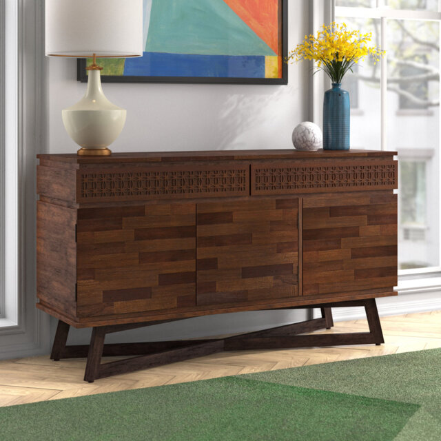 Cassilyn 140cm Solid Wood Sideboard