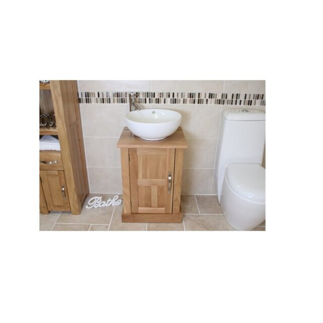 Counts 500mm Single Bathroom Vanity with Vessel Ceramic Basin