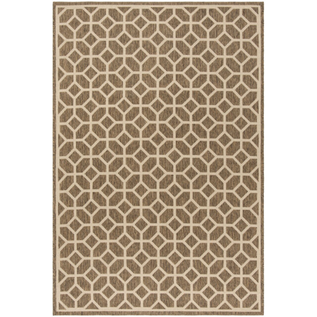 Kitts Looped/Hooked Beige Indoor/Outdoor Rug