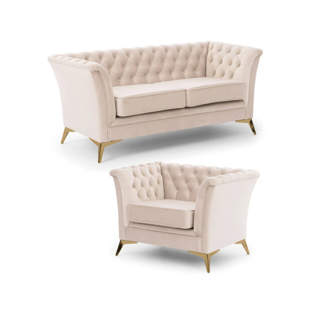 Whitby 2 - Piece Velvet Living Room Set