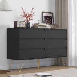 Chest Of 6 Drawers Cream Cd605