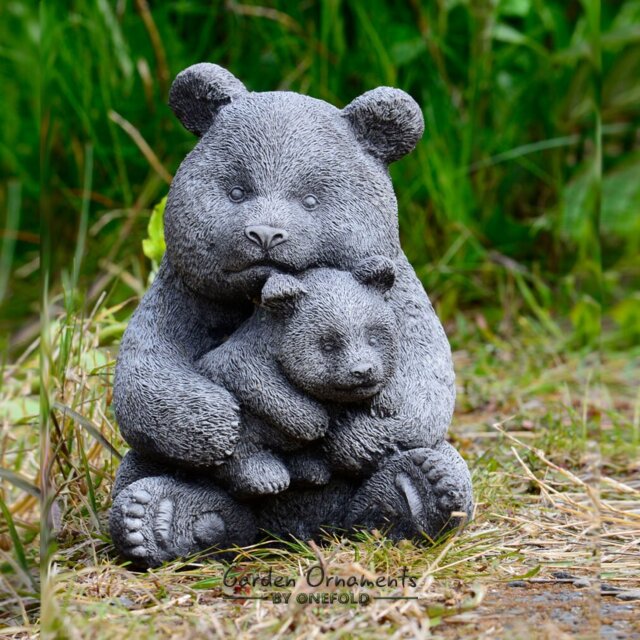 Laughlin Panda Stone Garden Statue