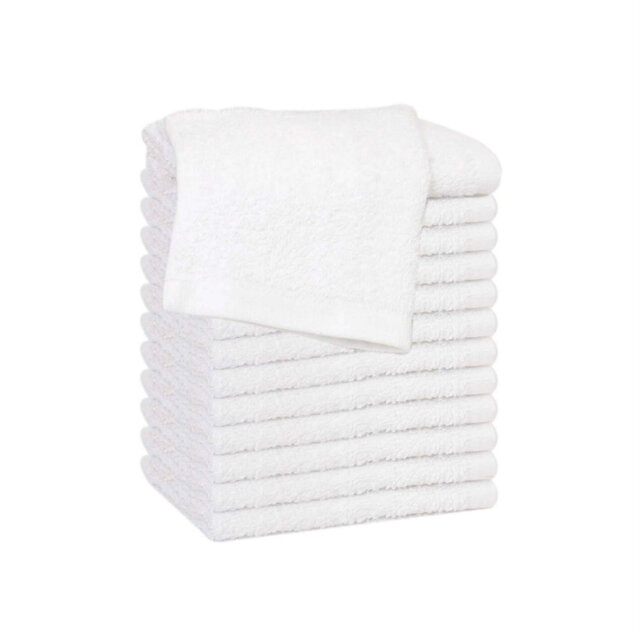 100% Cotton Bath Towels - Set of 12