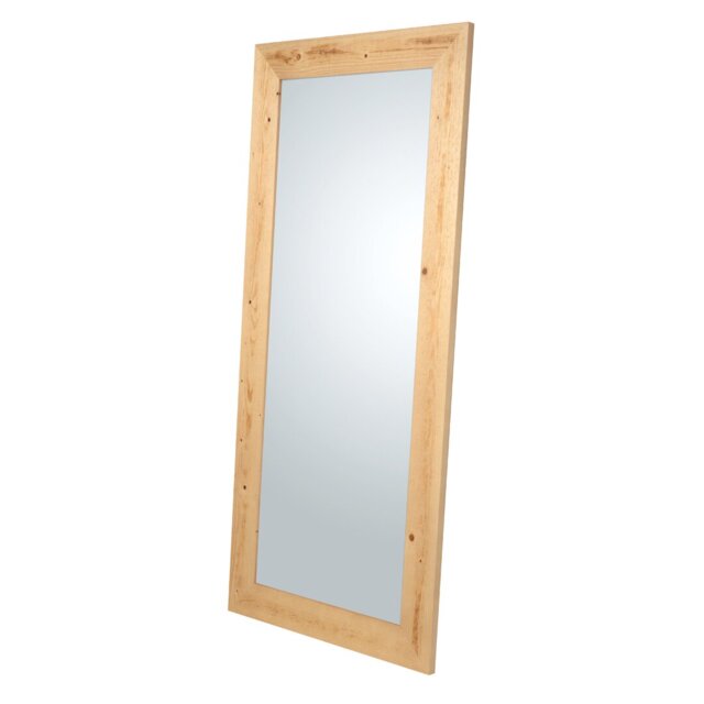 Grant Solid Wood Flat Wall Mirror