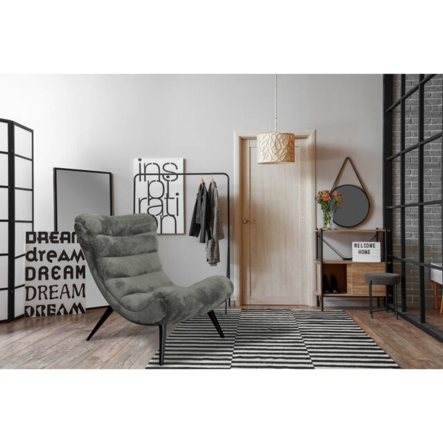 Owlswick Upholstered Swivel Slipper Chair