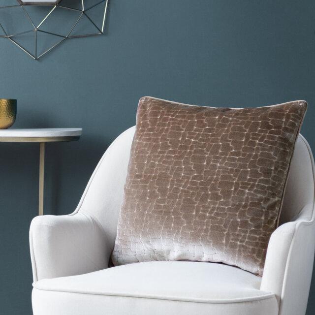 Geometric Square Cushion