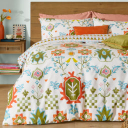 Dilara Geometric Duvet Cover Set with Pillowcases Included
