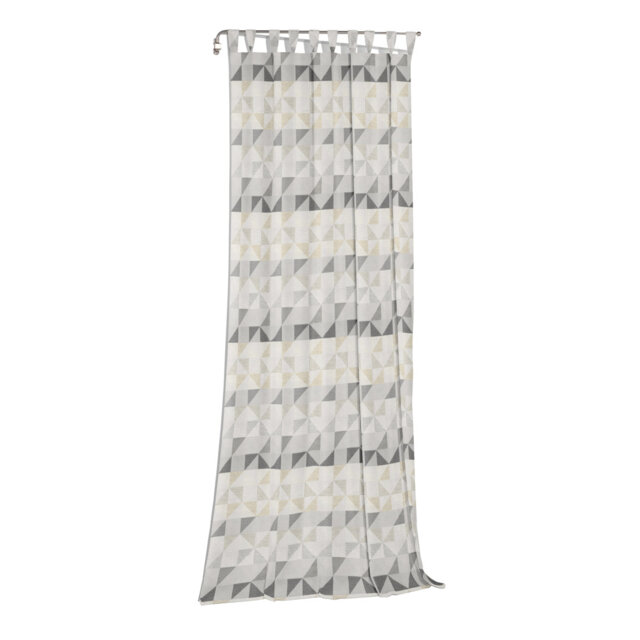 Berlare Cotton/Polyester Room Darkening Tab Top Curtain Panel