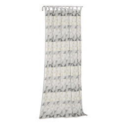 Berlare Cotton/Polyester Room Darkening Tab Top Curtain Panel