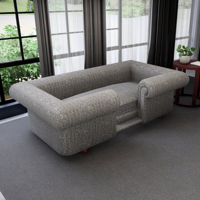 Danbury Chevron Pet Bed