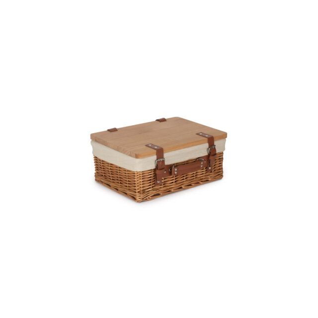 Wicker Gift or Storage Hamper with Lining