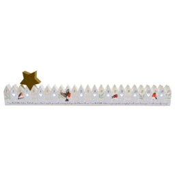 Never Leave You Festive Robin Christmas 3D Wood Advent Calendar